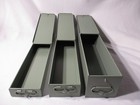  3  Antique Army Green 1940 s Bank Safety Deposit Box 21 25 X 4 75 Free Shipping
