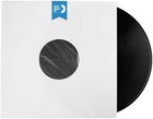 Bmc 20 Vinyl Record Inner Sleeves For 12 Inch 33 Rpm Lp   White   Black Sleeves