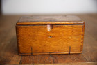 Antique Singer Singer Machine Oak Puzzle Box W  Attachments Oiler Hammer Tools
