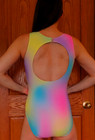 Gk Elite Gymnastics Leotard Adult Medium Am Competition Dance Costume Aerialist