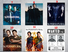 Supernatural Wall Collage Poster Tv Prints - Winchester