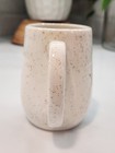 Vintage Ceramic Masonic Freemason Mini Mug Brown Speckles Gold Emblem 