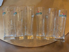 6 New Heineken 16 Oz Pint Beer Glasses Embossed Star Logo Holland Netherlands