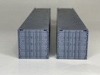 Set Of 2 Ho Scale 48  Ft Shipping Containers - Train Freight Car - Piko Stacking