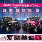 Electric 12v Kids Ride On Truck Car Jeep Led Mp3 Car W remote Control 2 Seater 