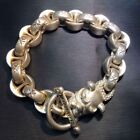 Vintage Indigenous Handmade Silver Bracelet 1250451
