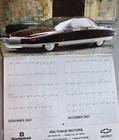 Vintage 2002 Concept Cars Wall Calendar Holthaus Motors Osage City Ks