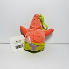 Patrick Star Keychain Clip 4    Plush Ty Spongebob 2009 Beanie Nickelodeon