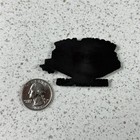 Vtg Hoosier Dome Indianapolis Indiana Rubber Travel Souvenir Fridge Magnet 53719