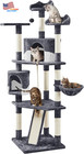 79in Large Cat Tree Tower For Indoor Cats Condo Scratching Post Pet Play House