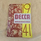 Oops  1941 Decca Record Catalogue catalog Bing Crosby Armstrong Top 100  78 Rpm 