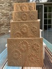 Note Card Set Of 4 Cards With Matching Envelopes  Embossed  Antique Finish