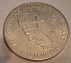 1964 Padre Junipero Serra 250th Anniversary Commemorative Silver Medal Unc