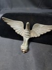 Antique American Eagle Flag Pole Topper  Brass Finial Coffee Mill Repurpose Usa