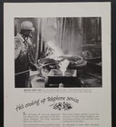 Bell Telephone Systems 1947 Vintage 7x10  Print Ad 1940 s Phone Service