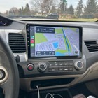 New 10in Car Stereo Carplay Radio Gps For Honda Civic 2006-2011 2 32g Wifi Ahd