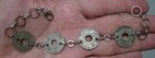 Rare Vintage Israel Palestine British Mandate 4 X 5 Mil Coins Bracelet 1927-1939