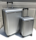 Samsonite Blackstone 2-piece Hardside Expandable Spinner Luggage Set In Silver