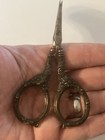 Antique Sterling Silver Vintage Embroidery Sewing Scissors Webster