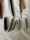 Random Lot Of 10 Pens They Do Not Work Needs Refill Or For Repair 5 Misc Caps