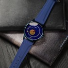 Vintage Very Rare Blue Raketa Copernicus 1990s  New Case Mechanical Soviet Watch