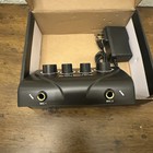 Karaoke Sound Mixer 2 Mic Inputs Echo Control Black W  Power Adapter In Box
