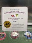 Ebay Live Las Vegas 2006 Limited Edition Poker Chip Pin Set In Case  34 250 New