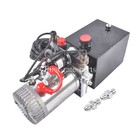 4 Quart Double Acting Hydraulic Pump Dc 12v 22mpa 3200psi For Dump Trailer Sae 6