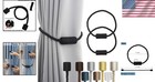 Strong Magnetic Rope Curtain Tiebacks - Elegant 2-pack For Drapes And Sheers