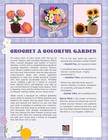 Crochet Flower Pattern Book Floral Bouquet Amigurumi Craft Project Guide Book