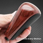 Gear Shift Knob For Lexus Gx470  2003-2009  Uzj120 Black Leather   Walnut Wood