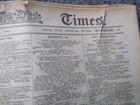 The Times Newspaper  July 1st  1914  Original Vintage  24 Pages 