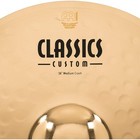Meinl 16  Medium Crash Cymbal - Classics Custom Brilliant - 16  