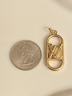 Louis Vuitton Zipper Pull Button Stamped Charm  small 