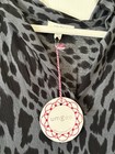 Umgee Large Nwt Leopard Gray Black Tunic Shirt 