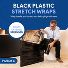 18  Stretch Film wrap 1500 Feet 80 Gauge  4 Pack