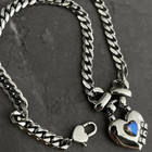 New Sterling Silver Trendy 925 Handmade Creative Design Exquisite Chain Necklace
