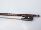 Antique Germany Mop Inlay 4 4 29  63g Violin Bow - As-is Not Straight