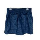 Orvis Skort Women Small Blue Skirt Shorts Embossed Athletic Active A-line Mini