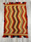 Navajo Textiles  Antique Navajo Germantown Childs Blanket Eyedazzler