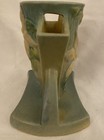 Roseville Art Pottery Vase Clematis Ciel Blue- Light 192-5 Vtg