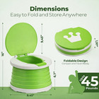 Travel Potty Foldable And Portable Toilet For Toddlers  Kids  Baby  