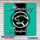 Mercury Cougar Banner Sign Wall Art
