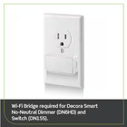 Leviton Decora Smart No Neutral Dimmer Wifi Bridge Kit Dnkit-1rw