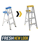 Werner 300 4-ft   8-ft Reach Height   Load Capacity Step Ladder 762381 Fullbox