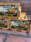 Vintage 1980s Peaches Music   Video Wooden Cassette Tape Holder Crates Set Of 3