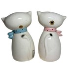Vintage 1958 Holt Howard Cozy Kitten Tall Cat Salt Pepper Shakers Japan Mcm