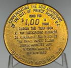 1960 Prince Rupert British Columbia  1 Golden Jubilee Token