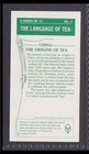 China - The Origins Of Tea - 30   Year Old English Trade Card   3