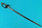 Antique Us Civil War French Import Foot Officer s Engraved  Sword